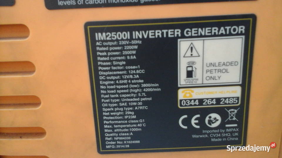 Agregat prądotwórczy IMPAX 2500 W Facimiech