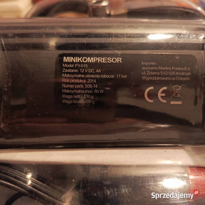 Kompresor samochodowy 12 v mini kompresor trzy śląskie Tychy