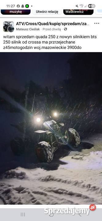 quad shineray 250 Shineray Gąbin