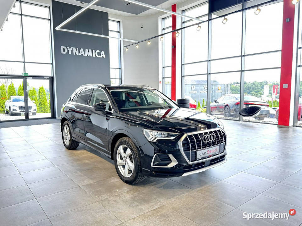 Audi Q3 Advanced 35TFSI 150 Stronic 2022 r salon asystent pasa ruchu małopolskie Myślenice