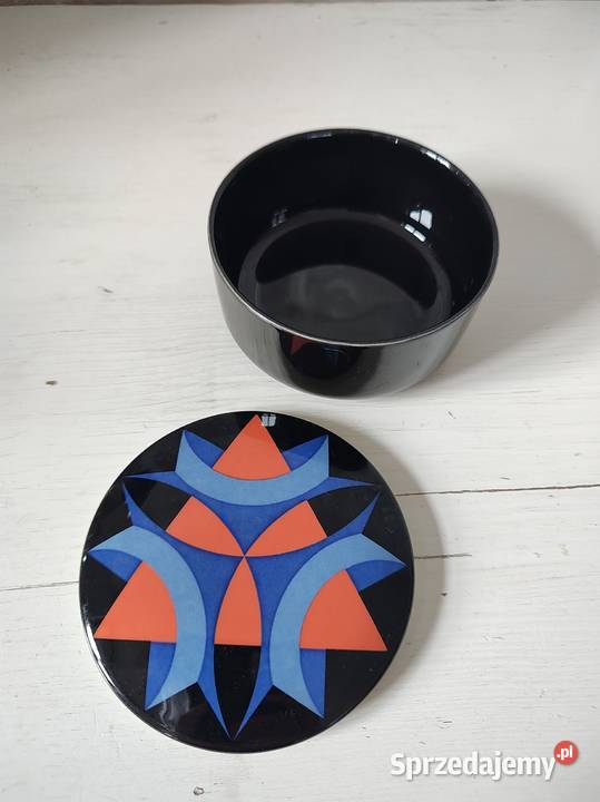 Małe okrągłe pudełko VilleroyBoch kalejdoskop dolnośląskie Legnica