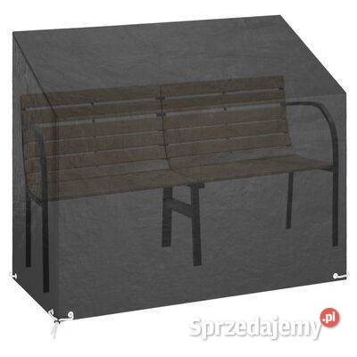 vidaXL Pokrowiec na ławkę ogrodową 8 przelotek Pokrowce ogrodowe Warszawa