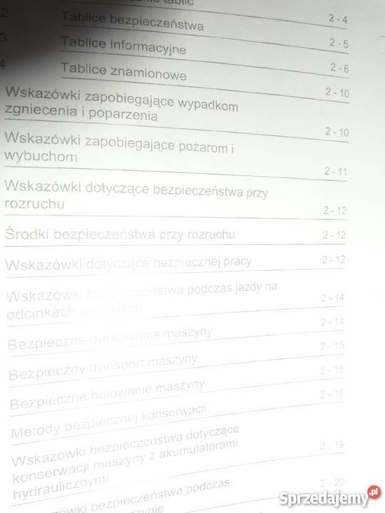 INSTRUKCJA OBSŁUGI DTR ŁADOWARKA LIEBHERR L542 i Szczecin