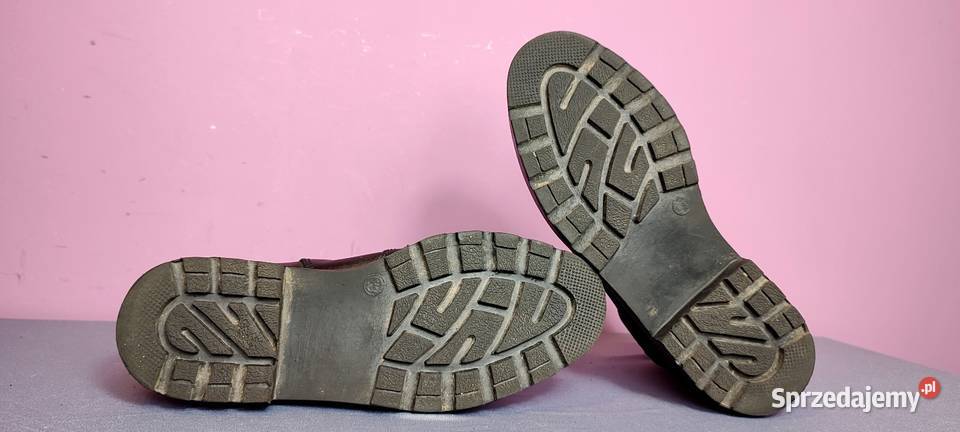 Zimowe skórzane sztyblety Jacson ocieplane Jasień