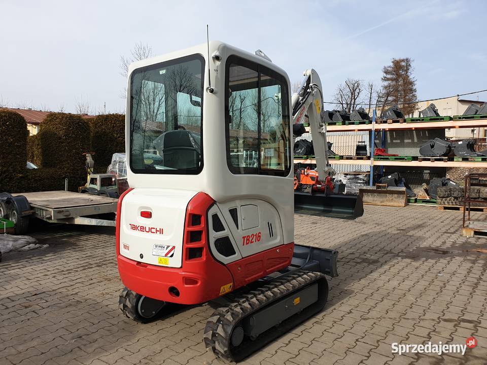 Minikoparka Takeuchi TB216 18 tony NOWA wersja Nowy Targ
