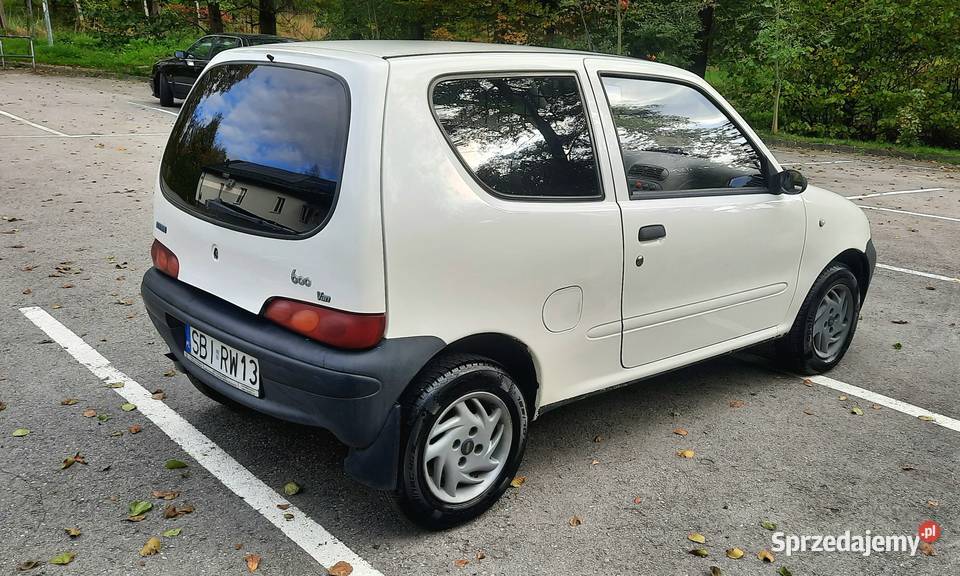 FIAT SEICENTO 600 Van 11i54 112tkm FV23 garażowany Jaśkowice
