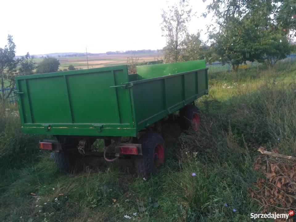 Przyczepa d 34 35t wywrotka na boki remontach Maszyny rolnicze kujawsko-pomorskie Kcynia sprzedam