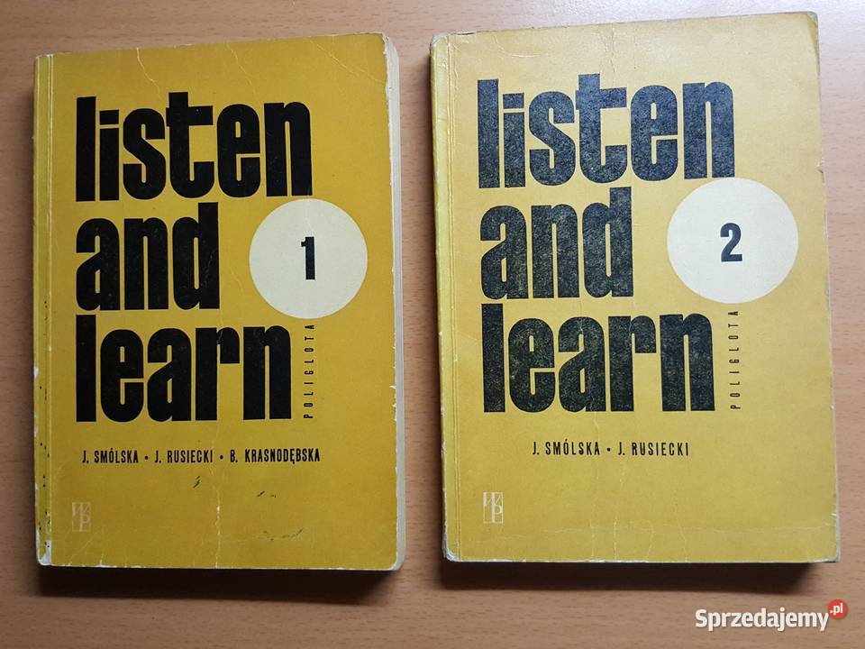Listen and learn, cz. 1 i 2, KURS języka angielskiego