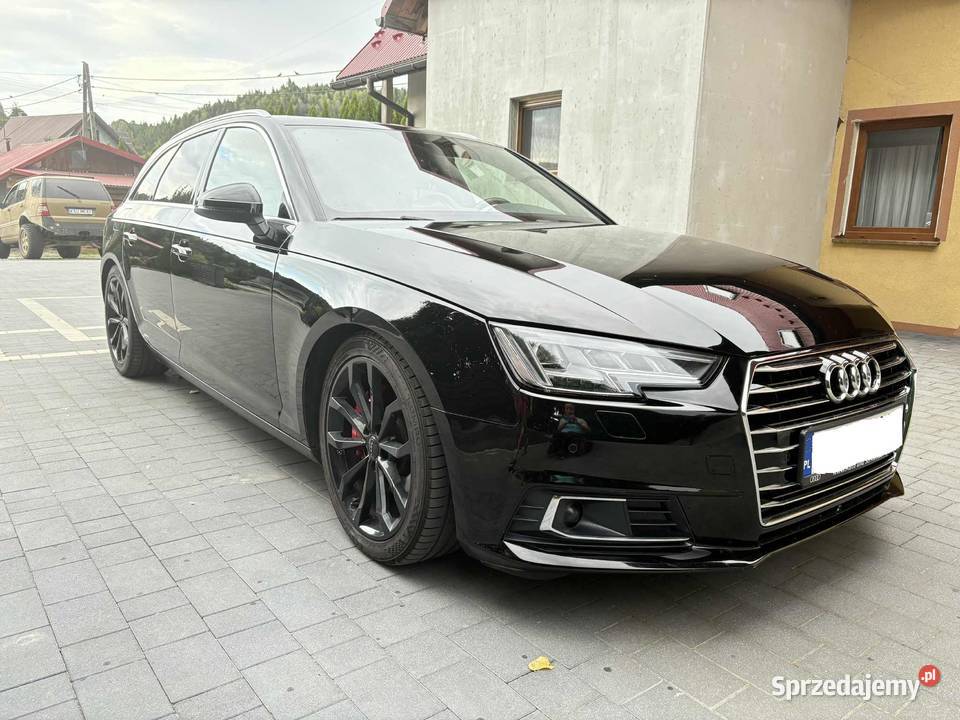 Audi A4 20 TDI 190 STronic SLine 2016 r Panoram Bystra Podhalańska