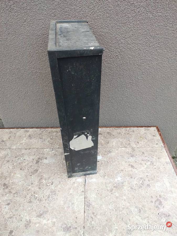 661 Skrzynia obudowa starego zegara Metron całe Tczew