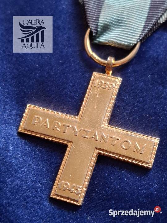 Krzyż Partyzancki z miniaturką Wejherowo sprzedam