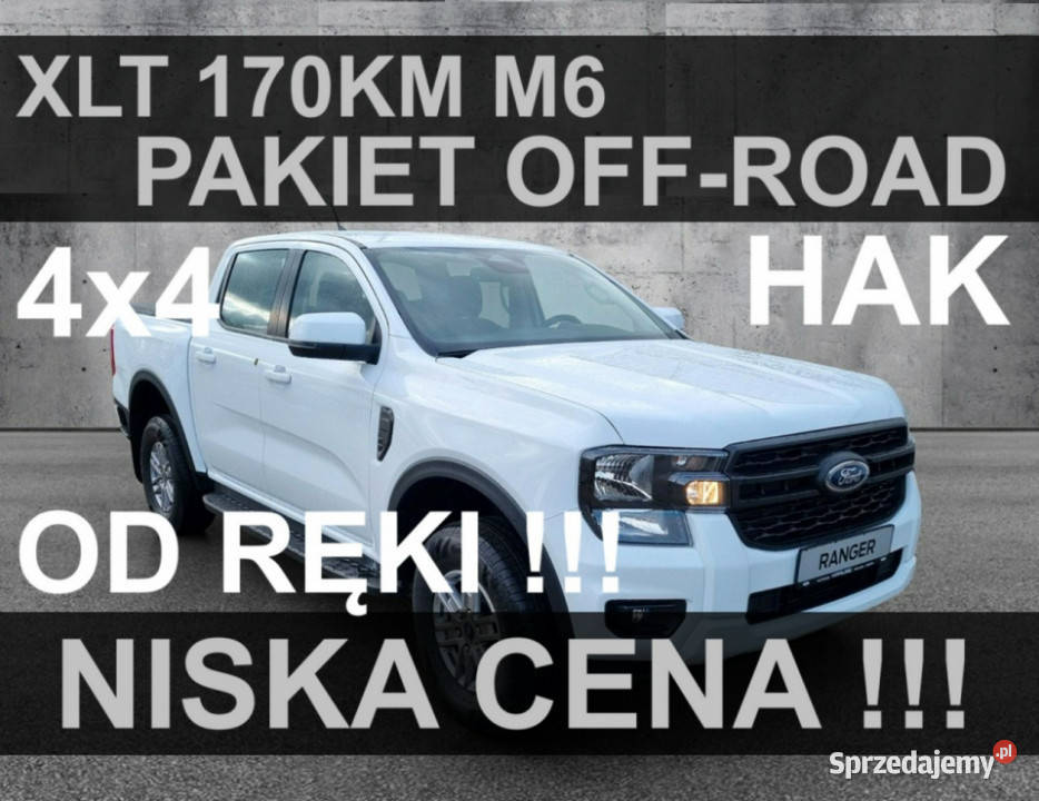 Ford Ranger XLT 170 4x4 Dostępny ręki Niska Szczecinek