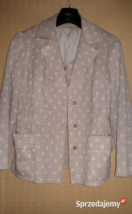 Żakiet z kamizelką damski L Garsonki i kostiumy Łódź