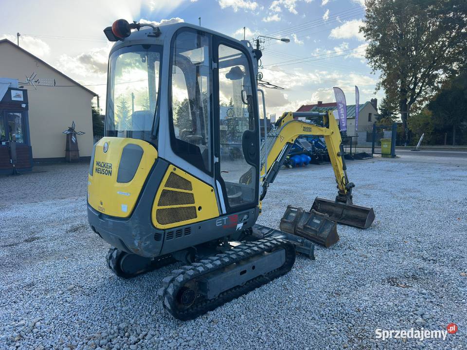 Minikoparka Wacker Neuson ET18 z 2016r VDS 2 Koparki łódzkie Złoczew