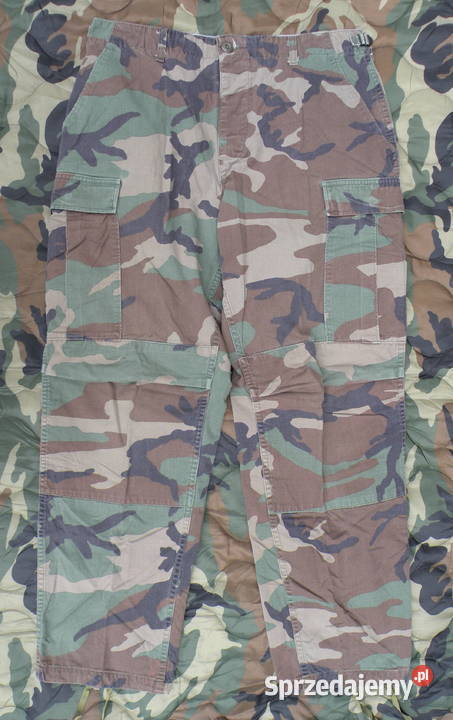 Spodnie bdu woodland medium regular NYCO 90r Militaria Wrocław