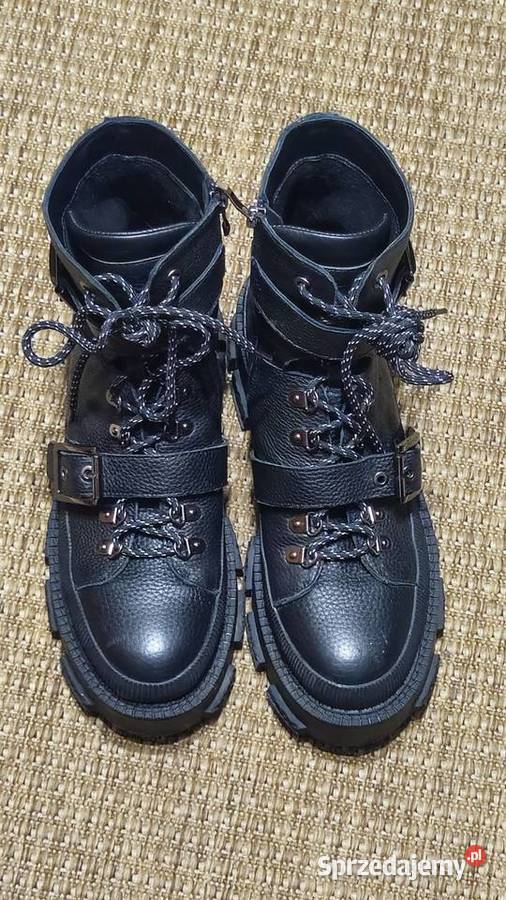 Alma en Pena skórzane trapery trzewiki damskie lubelskie Lublin sprzedam