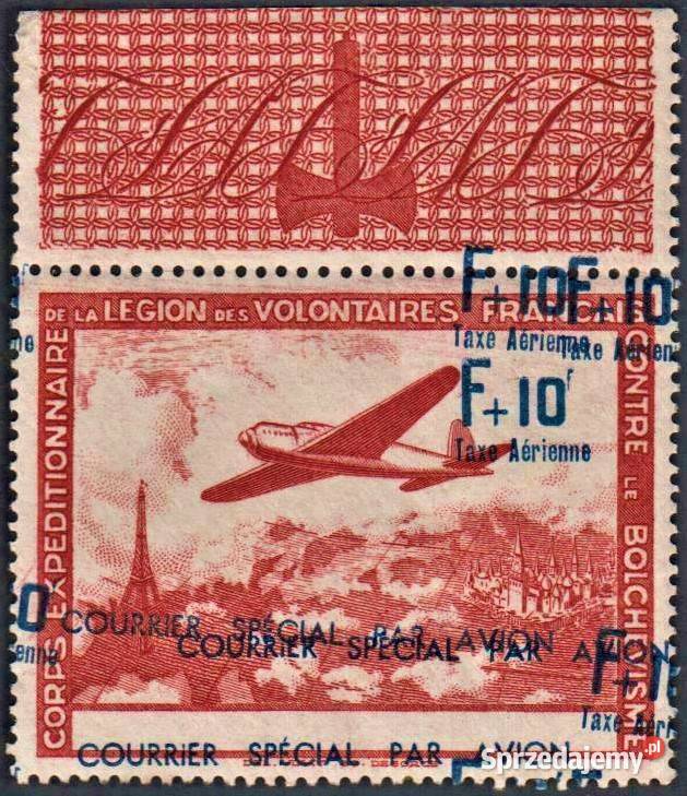 LVF 1942 Legion Francuski Flugpost rzadki