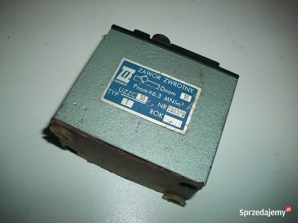 Zawór zwrotny UZZC16