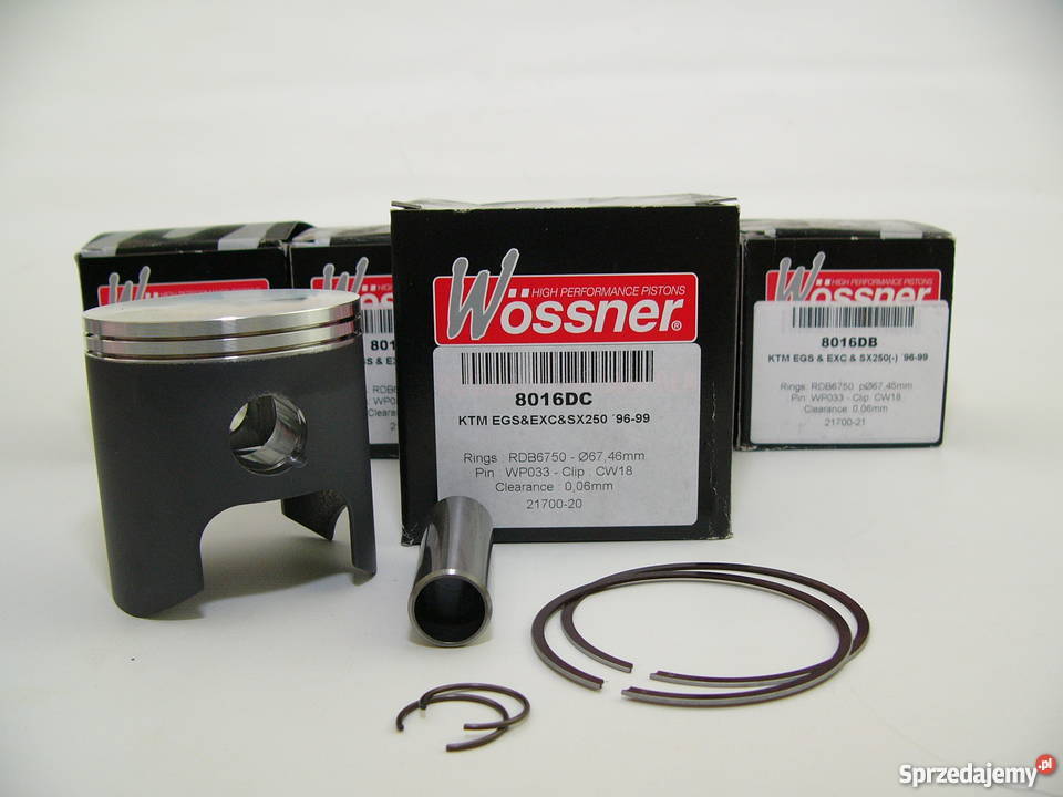 TŁOK komplet tłokowy WOSSNER 6746 mm sel C