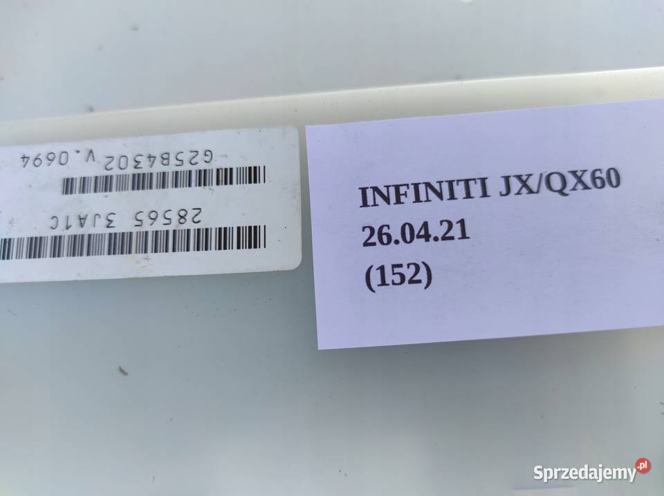 MODUŁ PAMIĘCI FOTELA INFINITI QX60 JX wielkopolskie Nowy Tomyśl