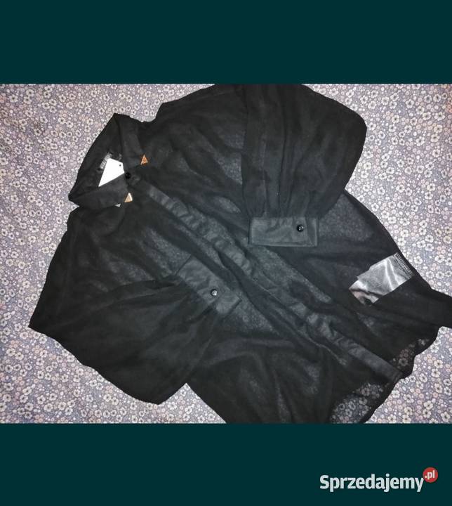 Nowa czarna koszula bluzka rozpinana YORKER Bluzki i koszule Bluzki i koszule Leszno