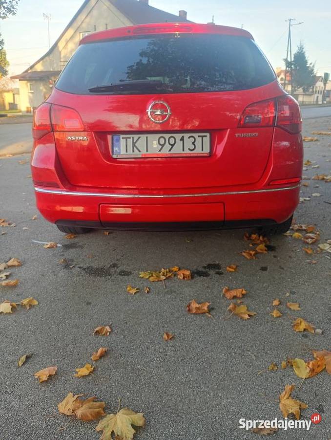 Opel Astra J 14 benzyna turbo centralny zamek świętokrzyskie