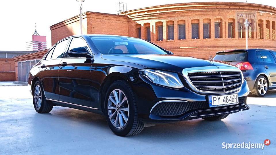 MercedesBenz E220d 195 Salon Polska Idealny kupiony w polskim salonie Poznań sprzedam