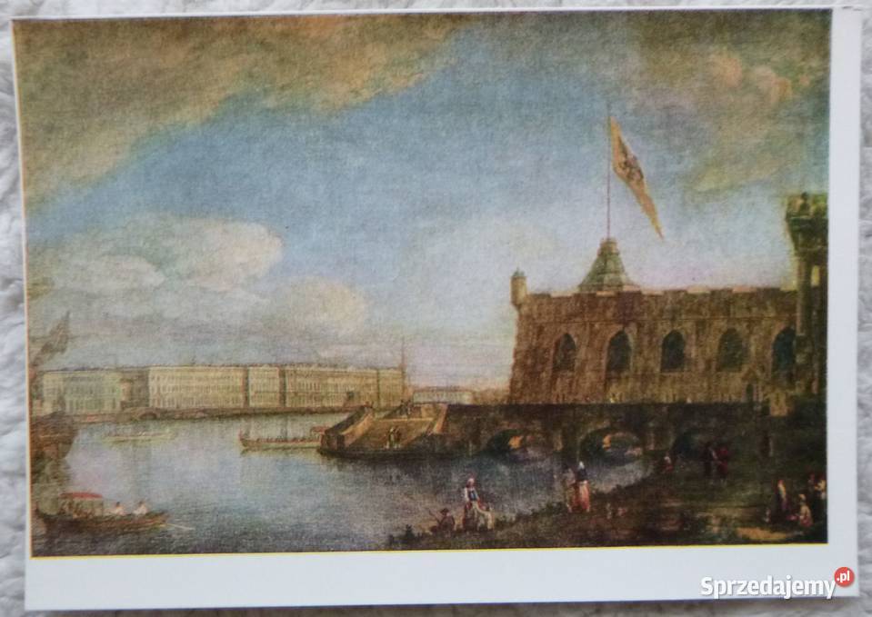 Rosyjskie pocztówki 1968 kpl 12 Pałac Warszawa