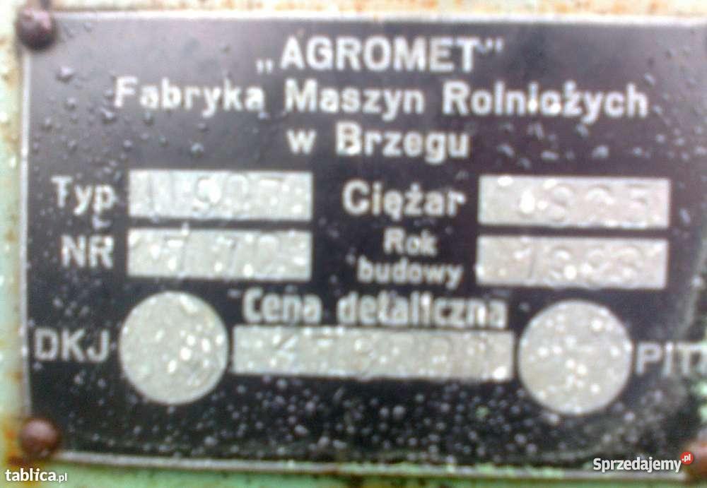zgarniacz i zbieracz kamieni nieuszkodzony Ostrów Wielkopolski