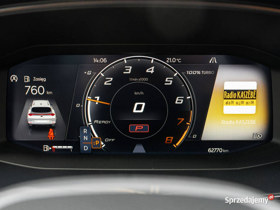 Cupra Formentor 15 TSI 150 DSG Podgrzf i kier podgrzewane fotele Pępowo