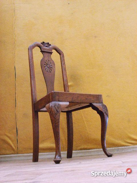 Wspaniała antyczna jadalnia ludwikowska renowacj Andrychów