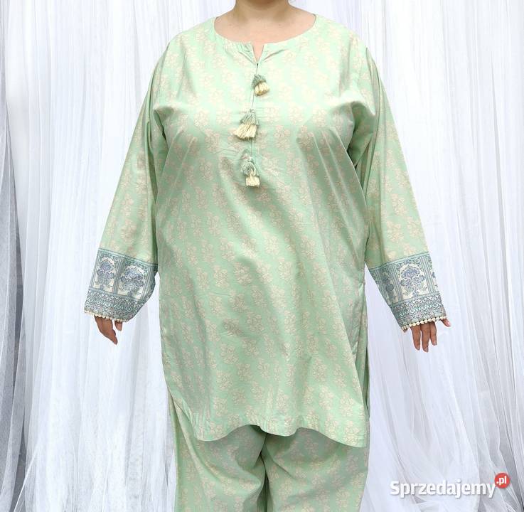 Komplet tunika spodnie XXL 44 3XL 46 kameez sprzedam