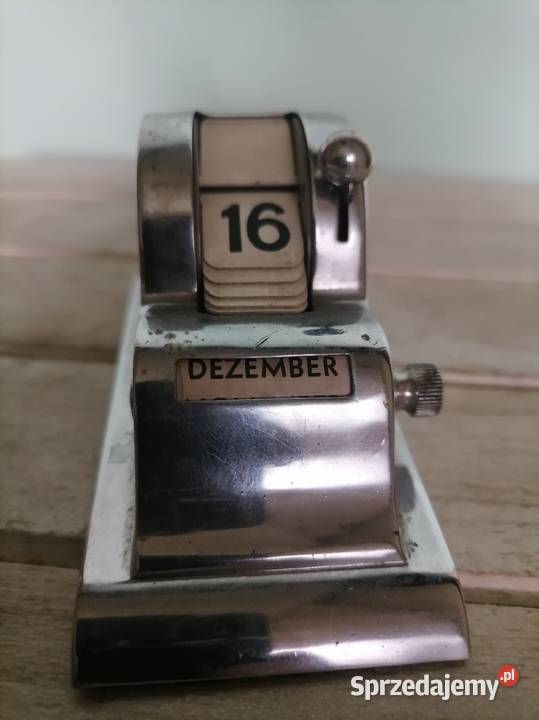 Stary kalendarz wieczny z lat 30 tych Art Deco Kraków