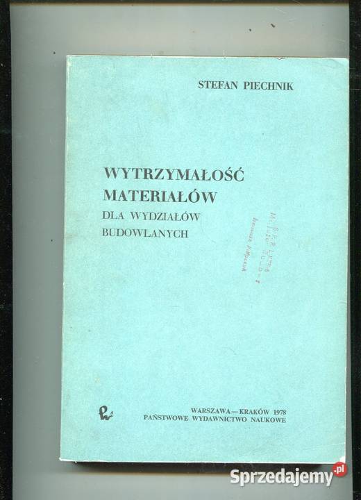 Wytrzymałość materiałów wydziałów budowlanych Szczecin