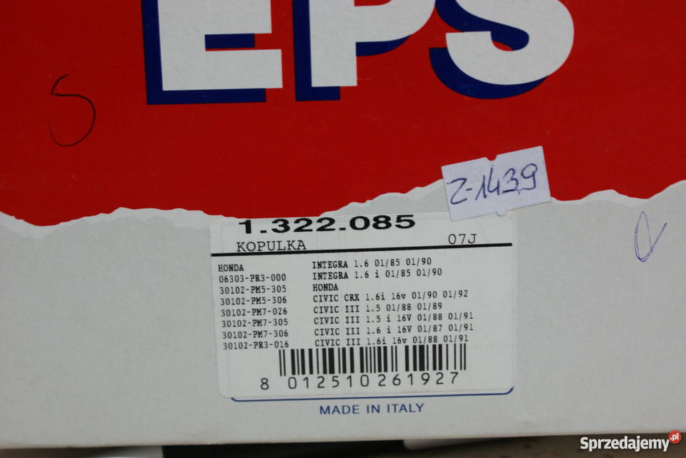 KOPUŁKA APARATU ZAPŁONOWEGO HONDA CRX 8792 mazowieckie Białobrzegi