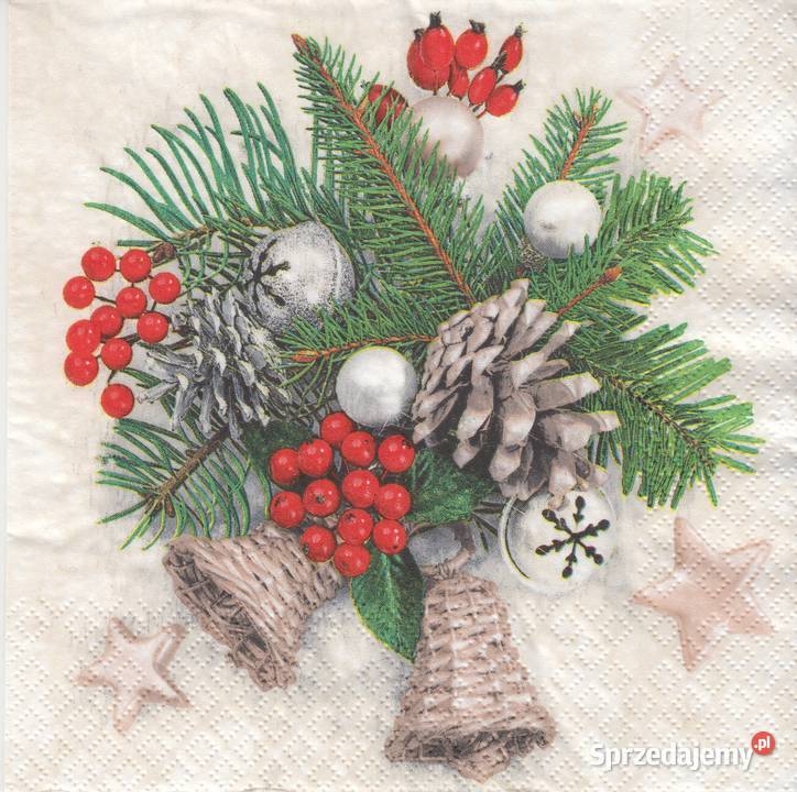 Dekupaż serwetki Boże Narodzenie Mikołaj Zima świętokrzyskie Skarżysko-Kamienna