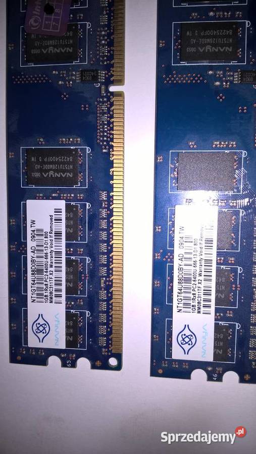 Pamięć Ram PC NANYA 1GB DDR2 800MHz małopolskie sprzedam