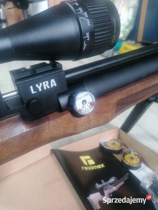 Wiatrówka PCP Reximex Lyra 55 zestaw luneta Sporty strzeleckie i myślistwo śląskie