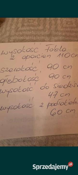 Fotel rozkładany relaksacyjny Olszany