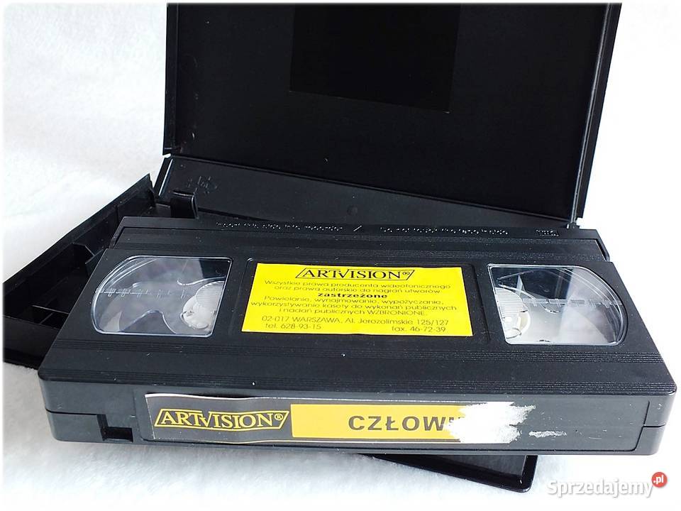 Kaseta VHS Człowiek Nocy Film na Video ORYGINAŁ