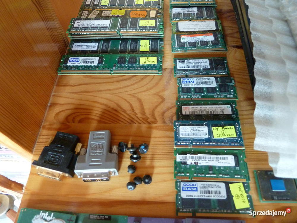 pamięci RAM SDRAM DDR DDR2 DDR3 do PC i laptopa Warszawa