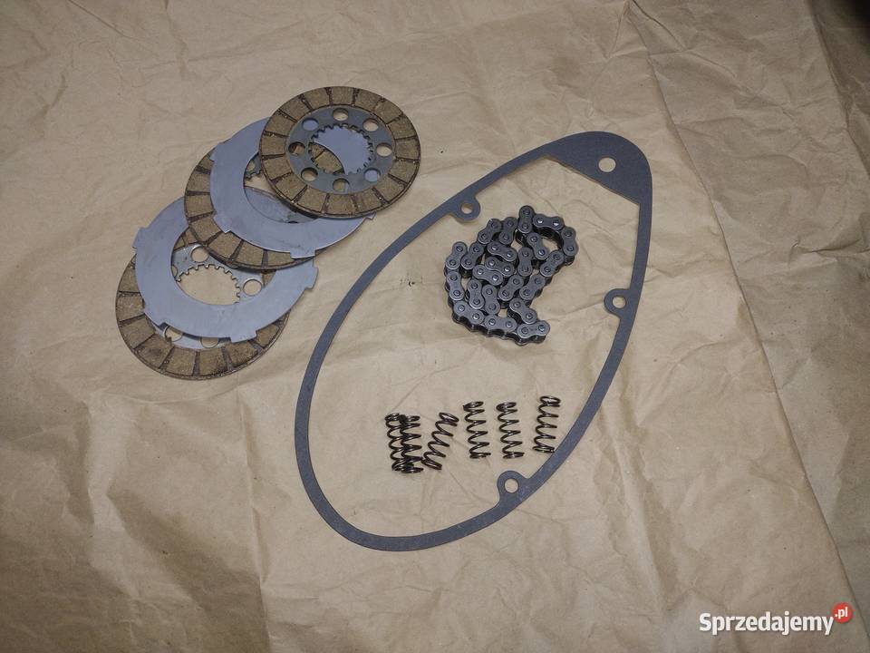 Zestaw naprawczy regenerujący sprzęgła WSK 125 Silniki i osprzęt Łańcut