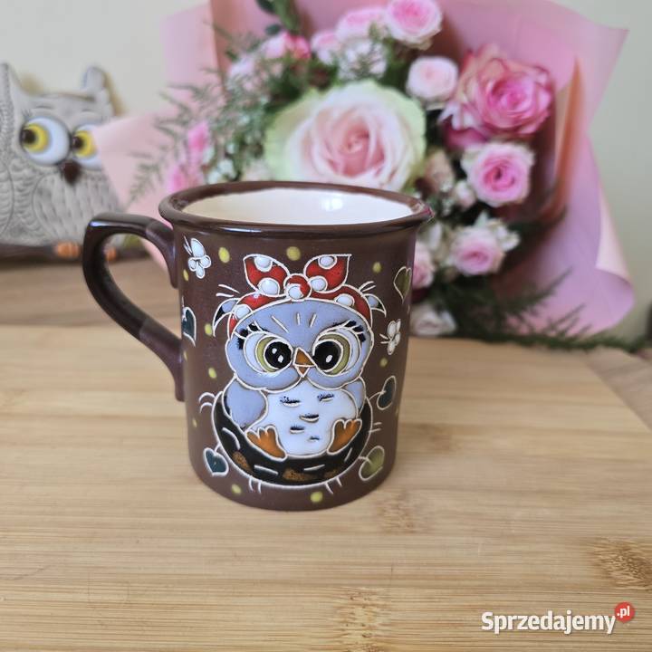 Ręcznie robiony ceramiczny kubek Bydgoszcz