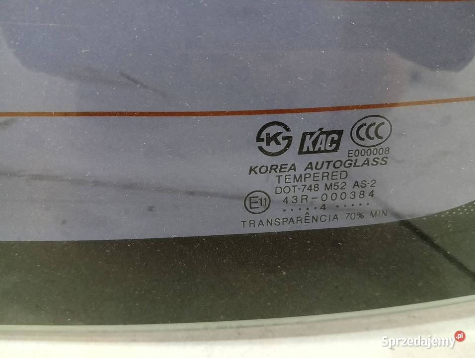 SZYBA TYLNA Z KLAPY Hyundai Santa Fe I 20002006 Rok produkcji 2004 sprzedam