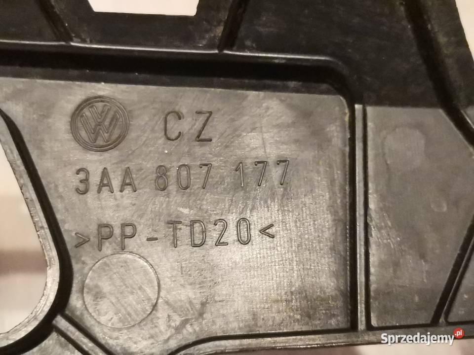 VW Passat B7 LEWY ŚLIZG ZDERZAKA PRZÓD 3AA807177 Międzychód