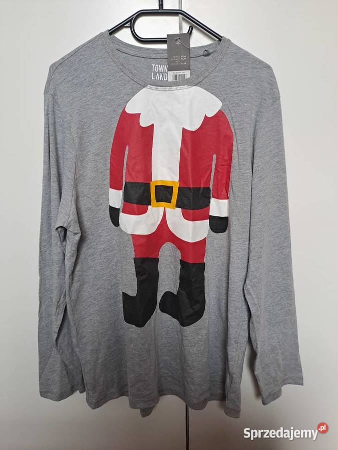 Koszulka męska z motywem mikołaja tułów mikołaja Warszawa