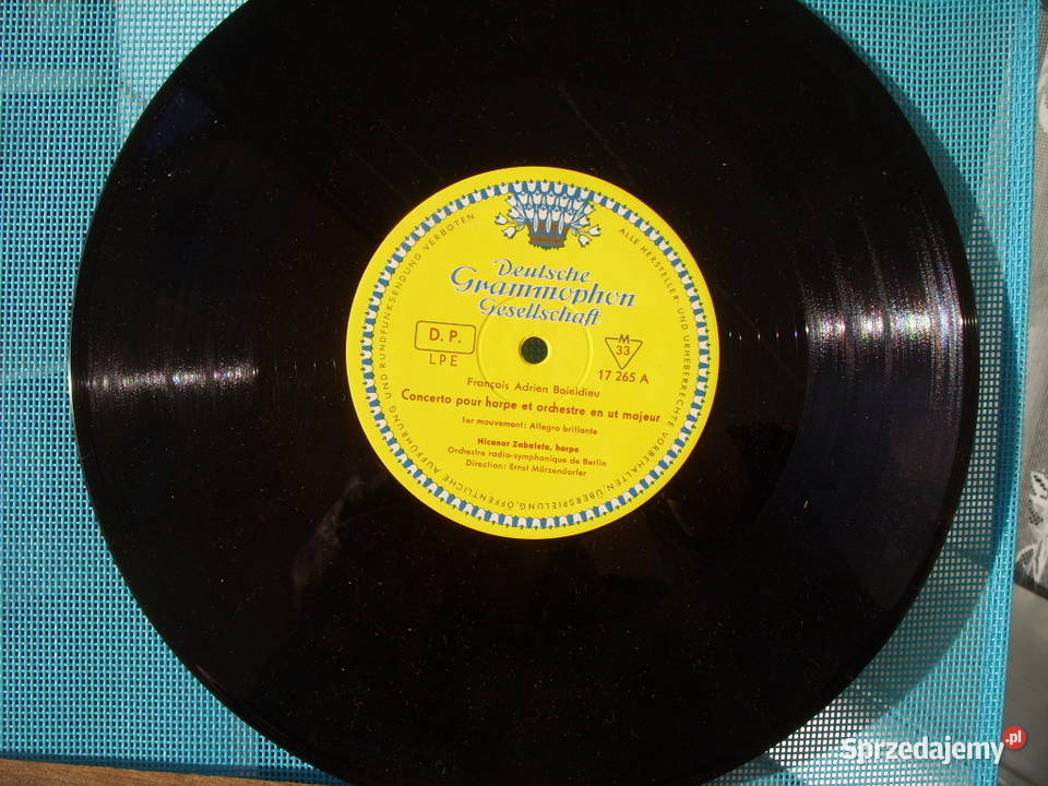 LP WINYL 10 33 OBrLConcerto pour harpe Płyty i kasety