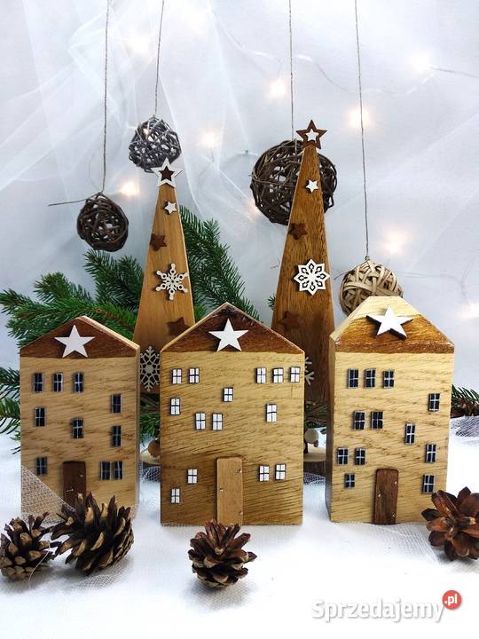 Drewniane ozdoby bożonarodzeniowe które zachwycą Wyposażenie wnętrz Wrocław