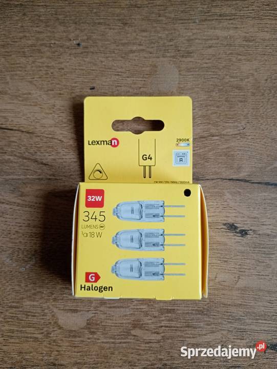 halogen G4 lexman 2x18W 32W 345 lumens 2900K Halogeny i naświetlacze Dom i Ogród Szczecin