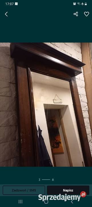 Stare zabytkowe lustro art deco vintage Gdańsk